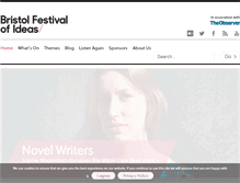 Tablet Screenshot of ideasfestival.co.uk
